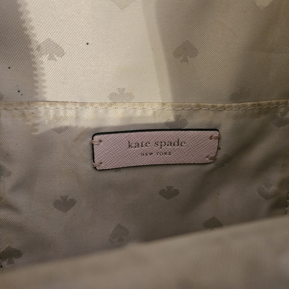 Kate Spade New York Floral Mini Backpack Pink & Black Crossbody Straps *Flaws* - Picture 7 of 15
